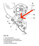 Mercedes Benz HPF Regulator Switch Unit Screw, Mercedes Benz. W116 6.9 and W126  (4-corner  Hydraulic Suspension))